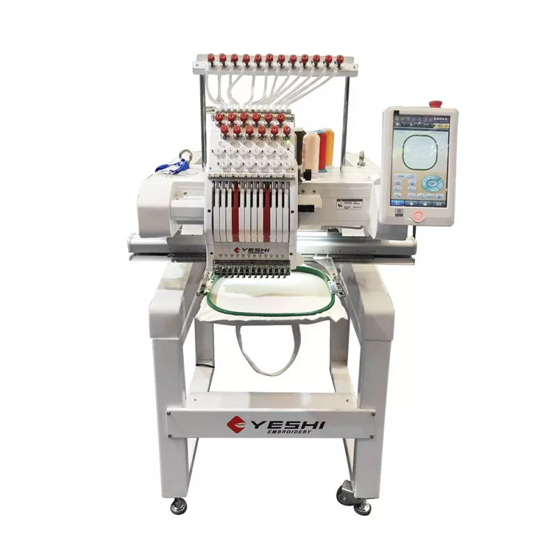 Como a máquina de bordar de uma cabeça melhora a eficiência da produção?